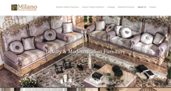 Desktop Screenshot of milanoitalianfurniture.com